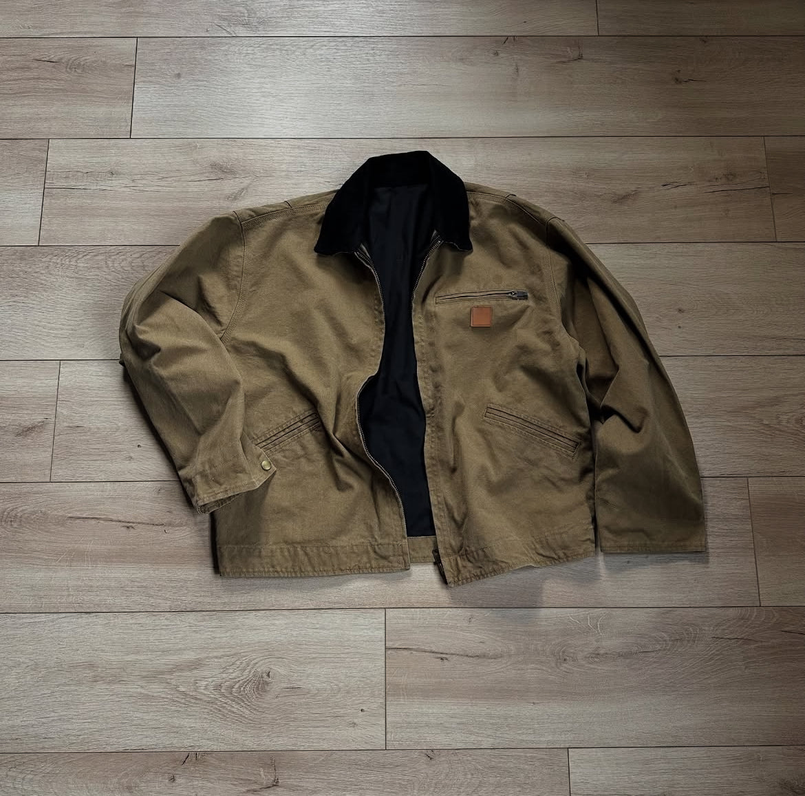 CLASSIC CANVAS WORKWEAR JACKET – Khaki