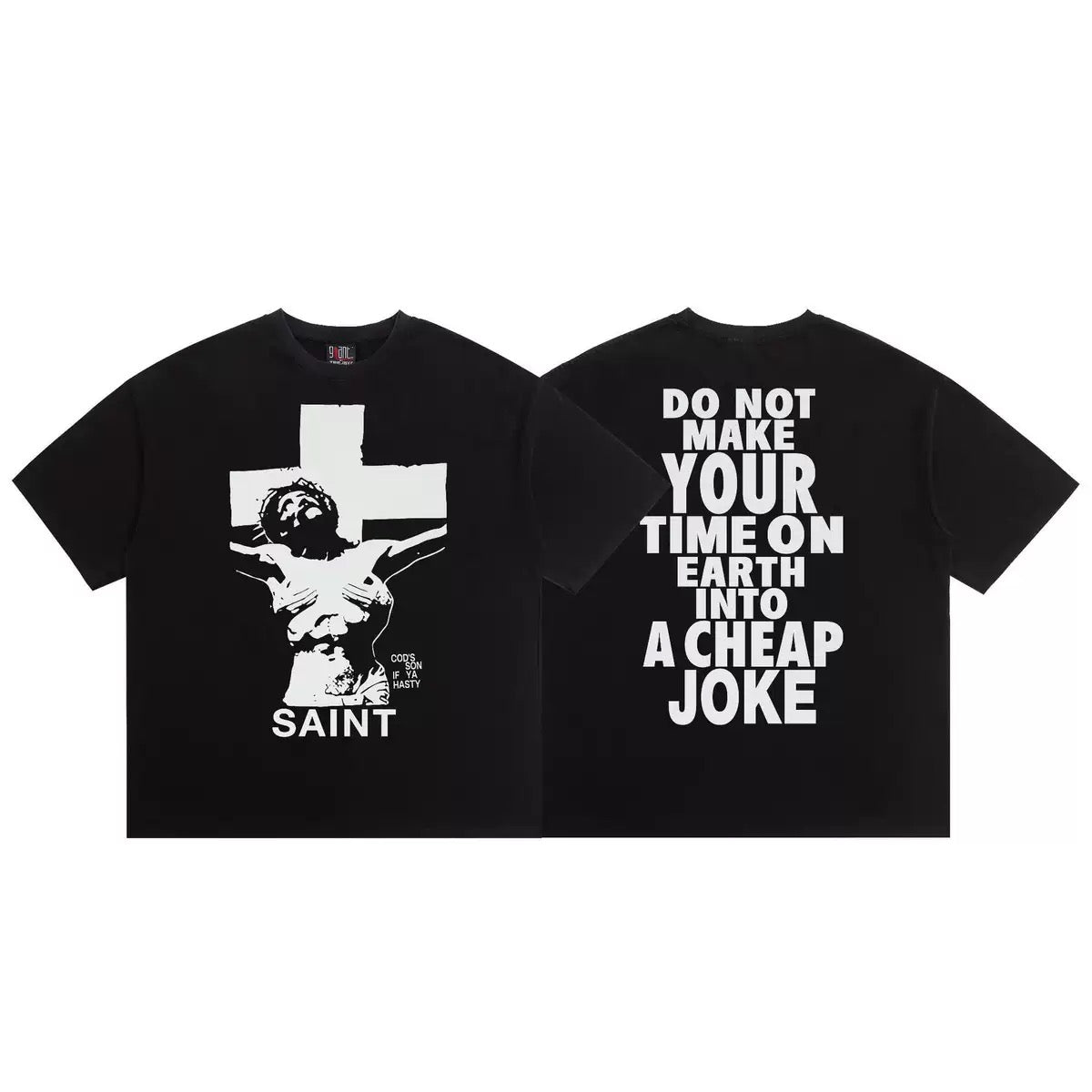 SAINT CROSS BLACK TEE