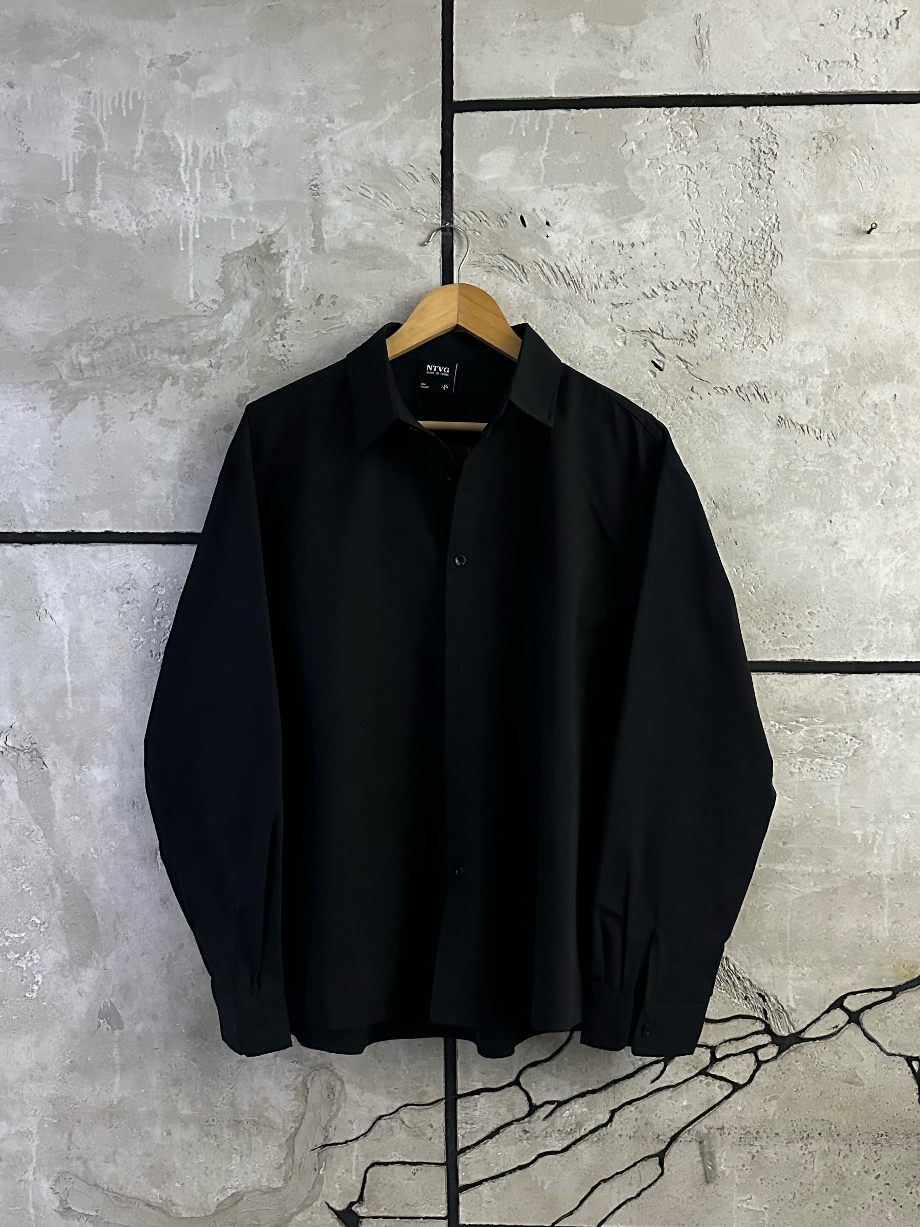 NTVG PLAIN LS COLLAR SHIRT