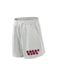MIDDE LIGHTGRAYRED SHORTS