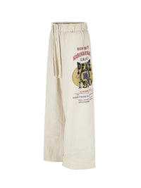 PEACE ‘90 CREAM JOGGERS