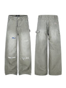 DC G6 DISTRESSED FADED GREY JEANS
