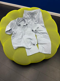 RVX LIGHT BLUE LINEN 2 PIECE