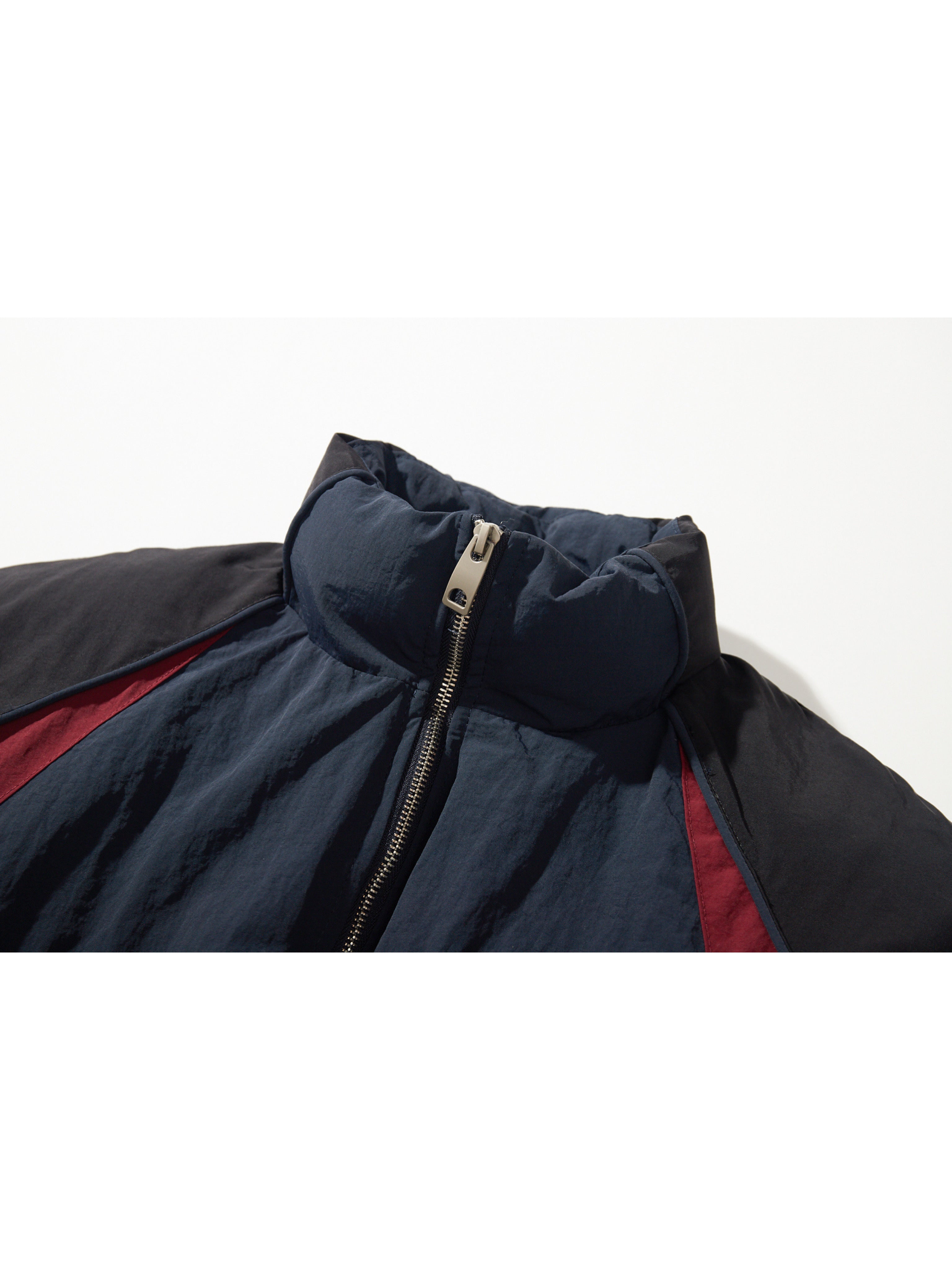 OMICRON NAVYRED PUFFER JACKET