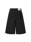 LOOSE-FIT BLACK SHORTS
