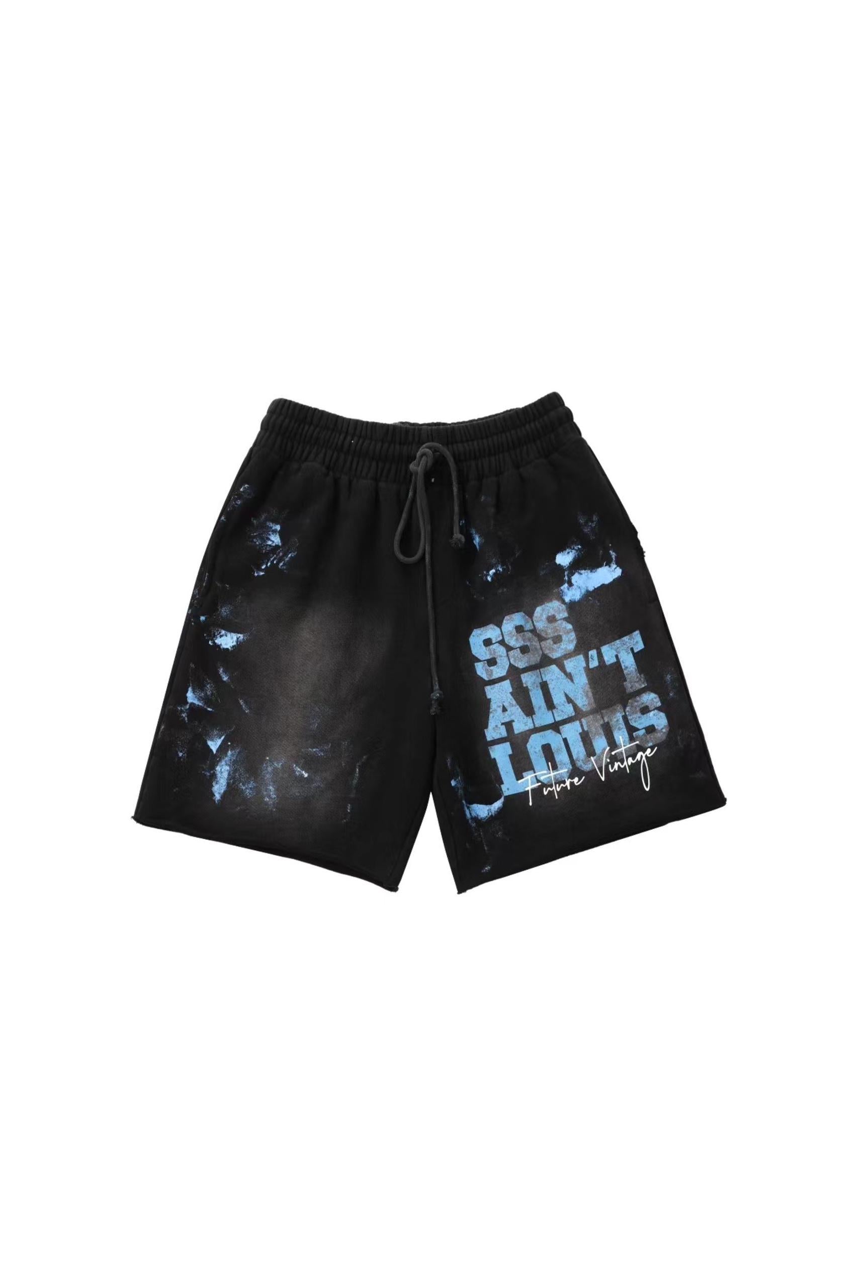 SAINT LOIUS VINTAGE BLUE/BLACK SHORTS