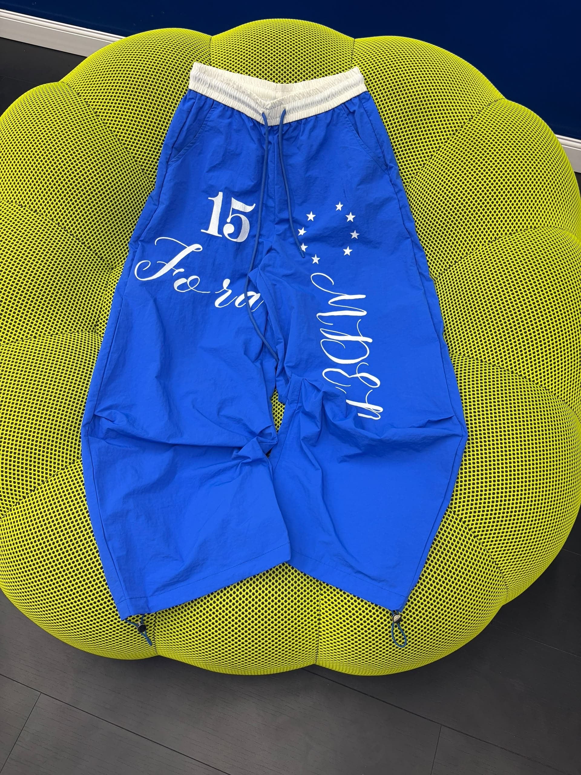 15 FORAMDER BLUE NYLON PANTS