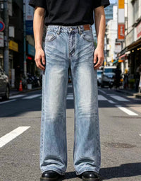 NK09 BLUE FLARE DENIM
