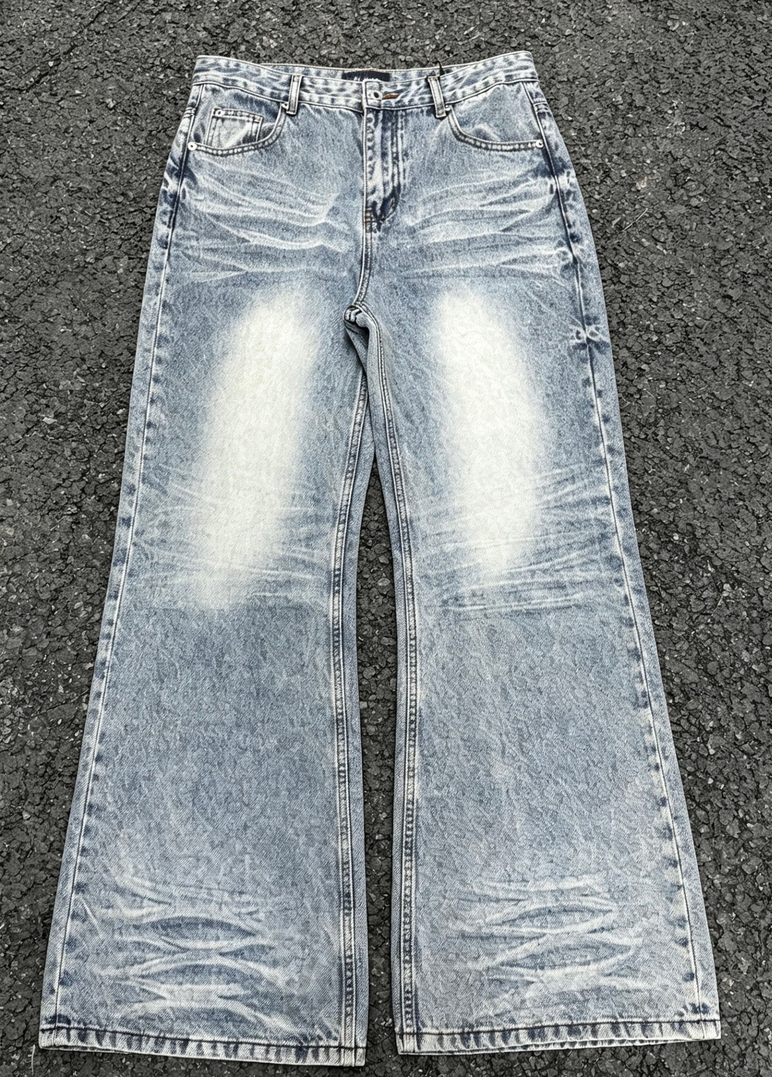 NK09 BLUE FLARE DENIM