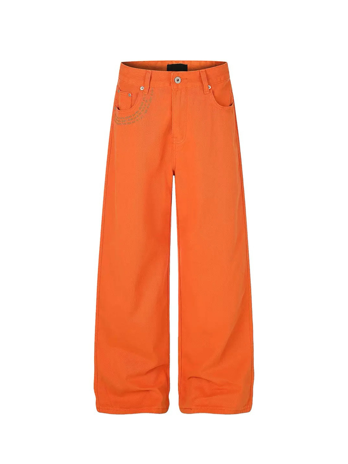 DC POCKET SCRIPT ORANGE DENIM