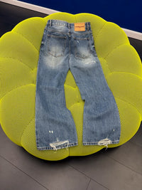 HB 66027 BLUE DISTRESSED DENIM