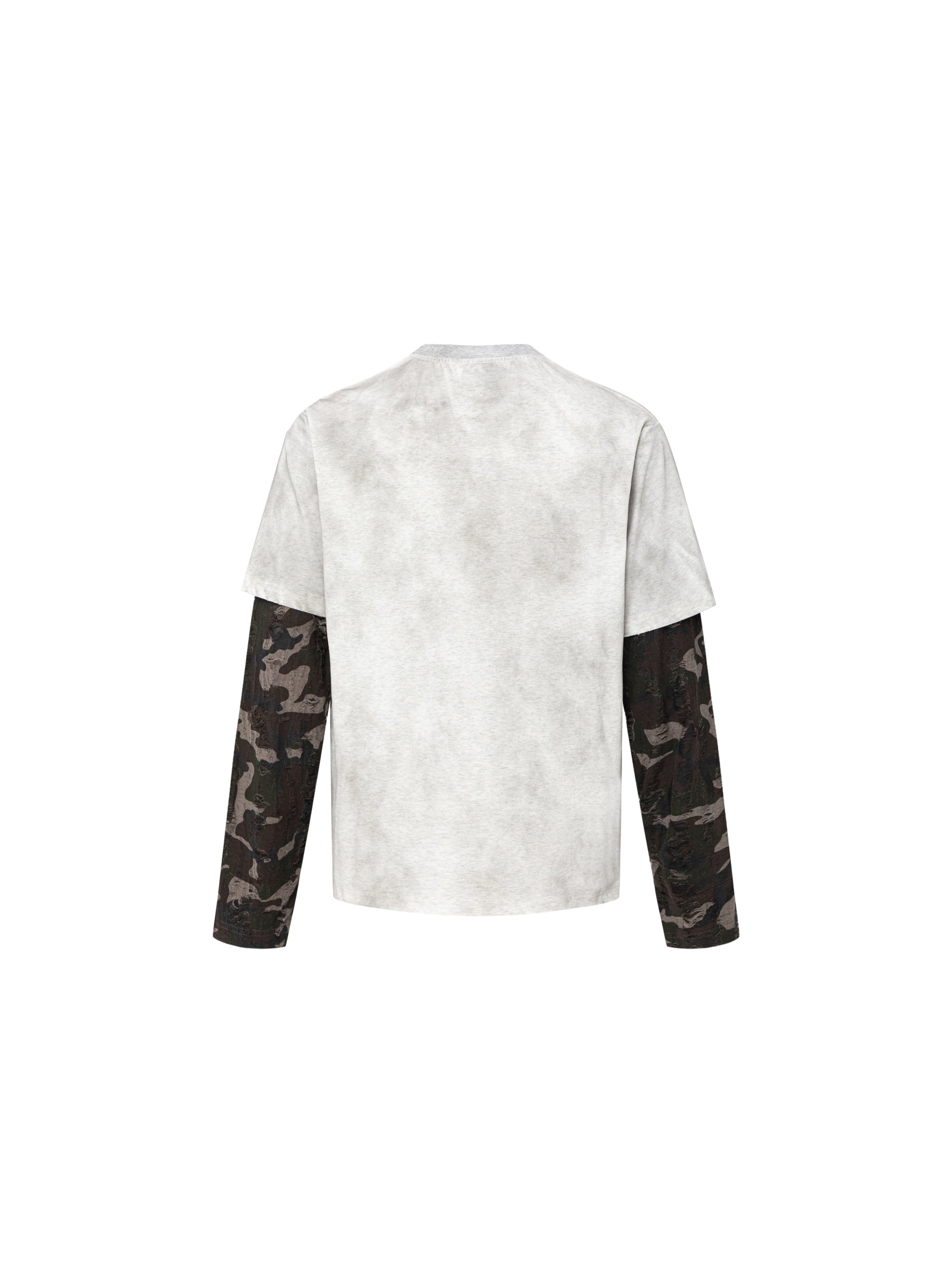 72 CAMO DOUBLE SLEEVE TEE