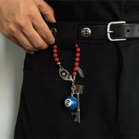 POCKET CHAIN KEY BLUE BALL