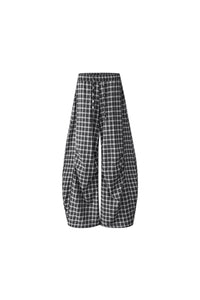 YD PLAID BAGGY PANTS