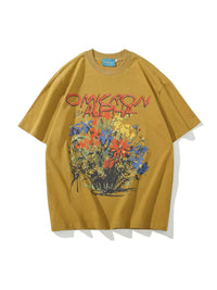 O.A. FLORAL GRAPHIC TEE