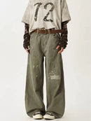 11KN RETRO INK FRAYED JEANS