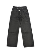 Y963 PLAIN BLACK DENIM
