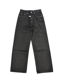 Y963 PLAIN BLACK DENIM