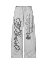 WORDART GREY JOGGERS