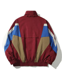 OMICRON BURGUNDY WINDBREAKER