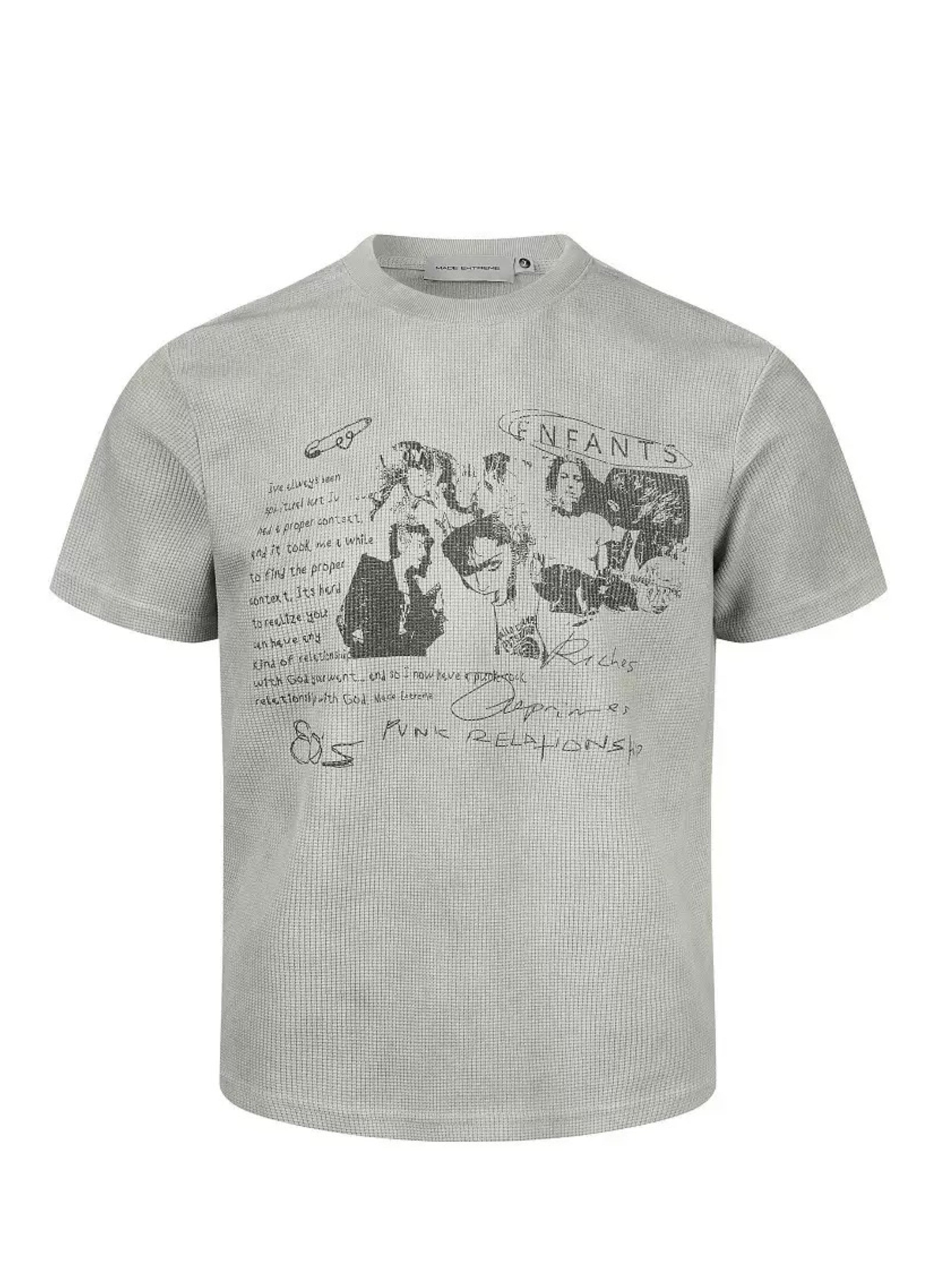 M.E ENFANTS WAFFLE TEE