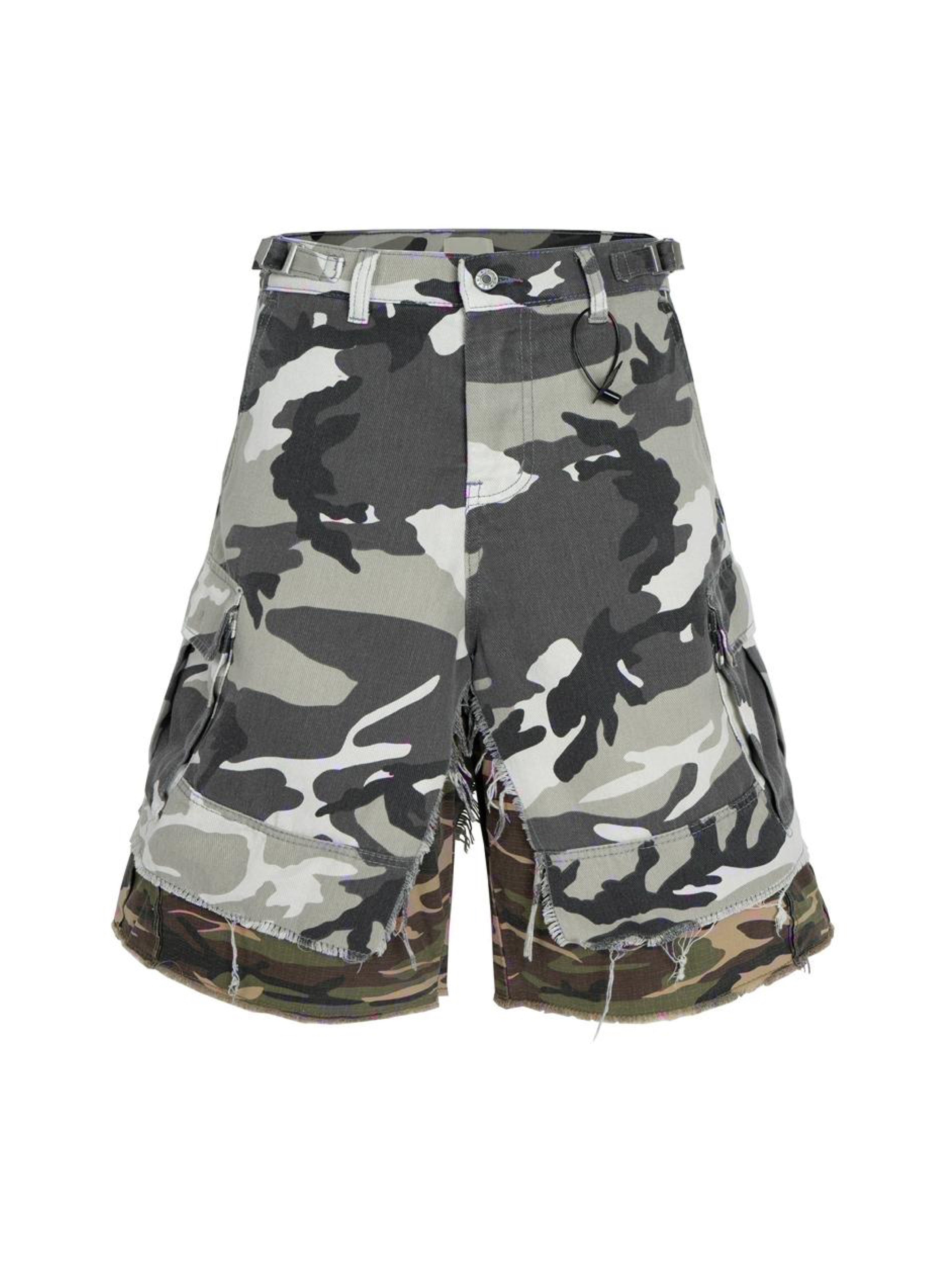 DOUBLE CAMO JORTS
