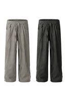 YD STRIPED WIDE LEG PANTS