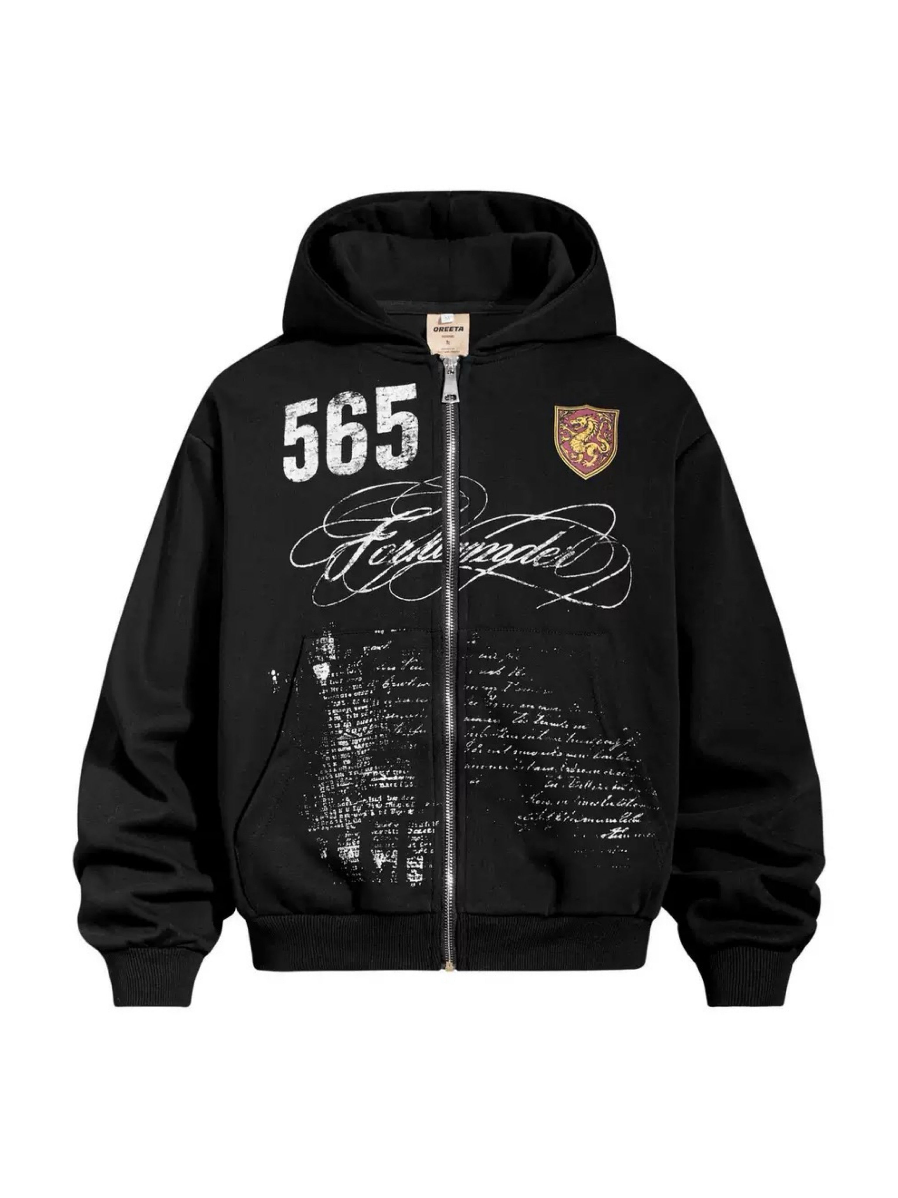 565 BLACK HOODIE