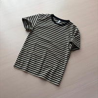STV BROWN BLACK STRIPED SS TEE