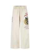 PEACE ‘90 CREAM JOGGERS