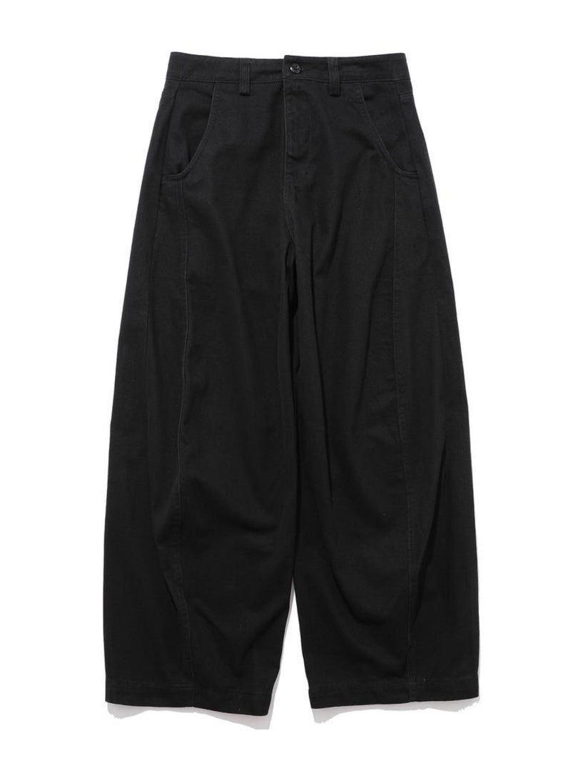 PMGO BLACK STITCHED PANTS