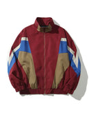 OMICRON BURGUNDY WINDBREAKER