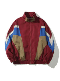 OMICRON BURGUNDY WINDBREAKER