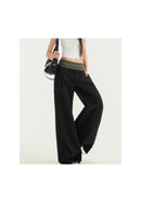 WIIKN CK6687 BLACK 3QUARTER PANTS