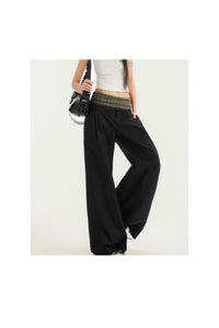 WIIKN CK6687 BLACK 3QUARTER PANTS