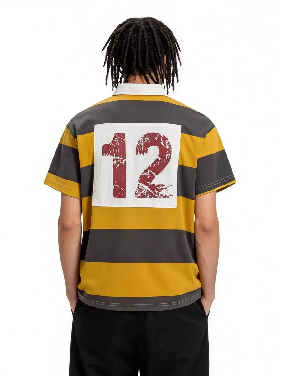 OREETA 12 FORAMDER STRIPED POLO
