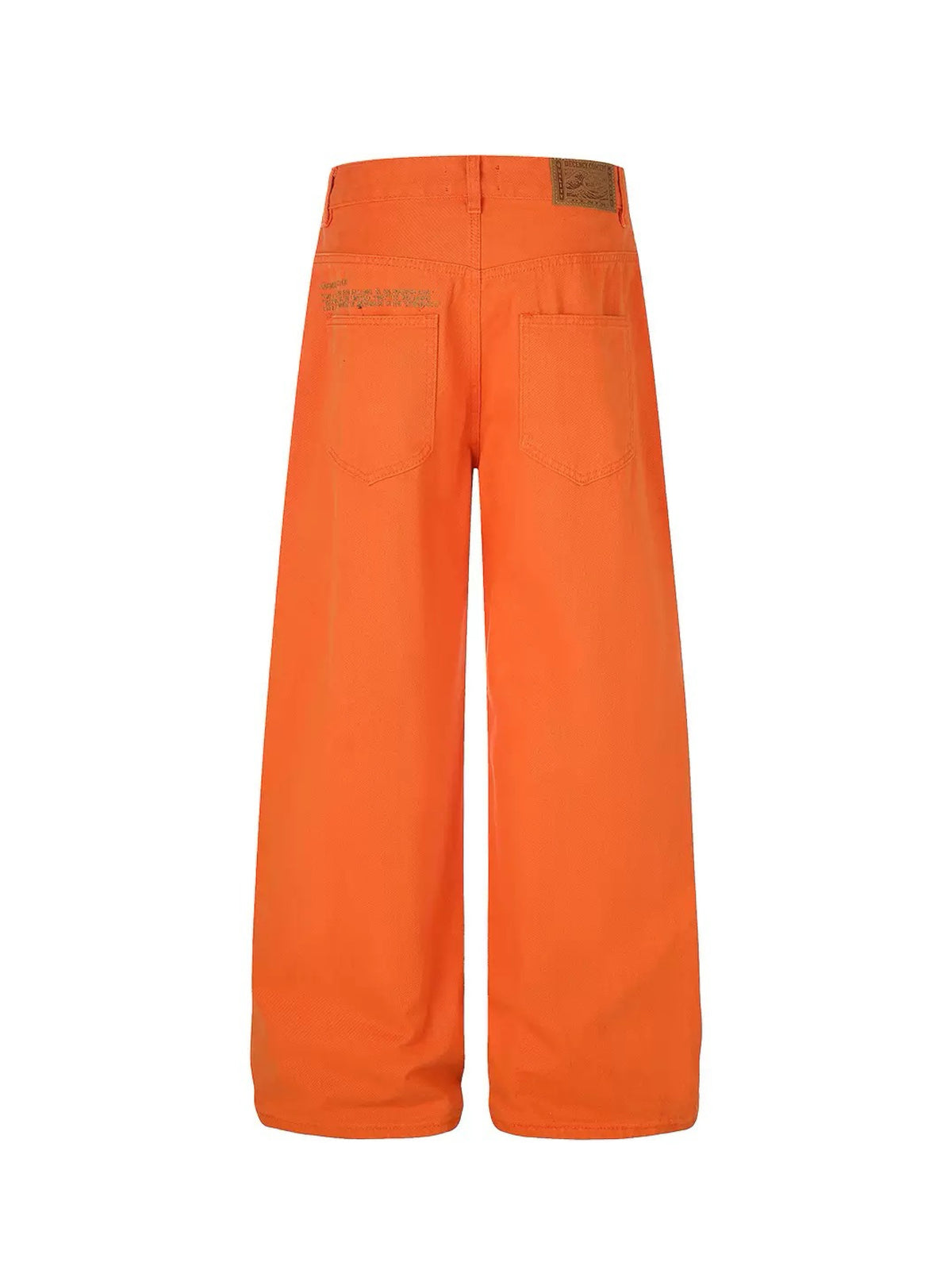 DC POCKET SCRIPT ORANGE DENIM