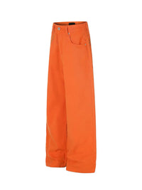 DC POCKET SCRIPT ORANGE DENIM
