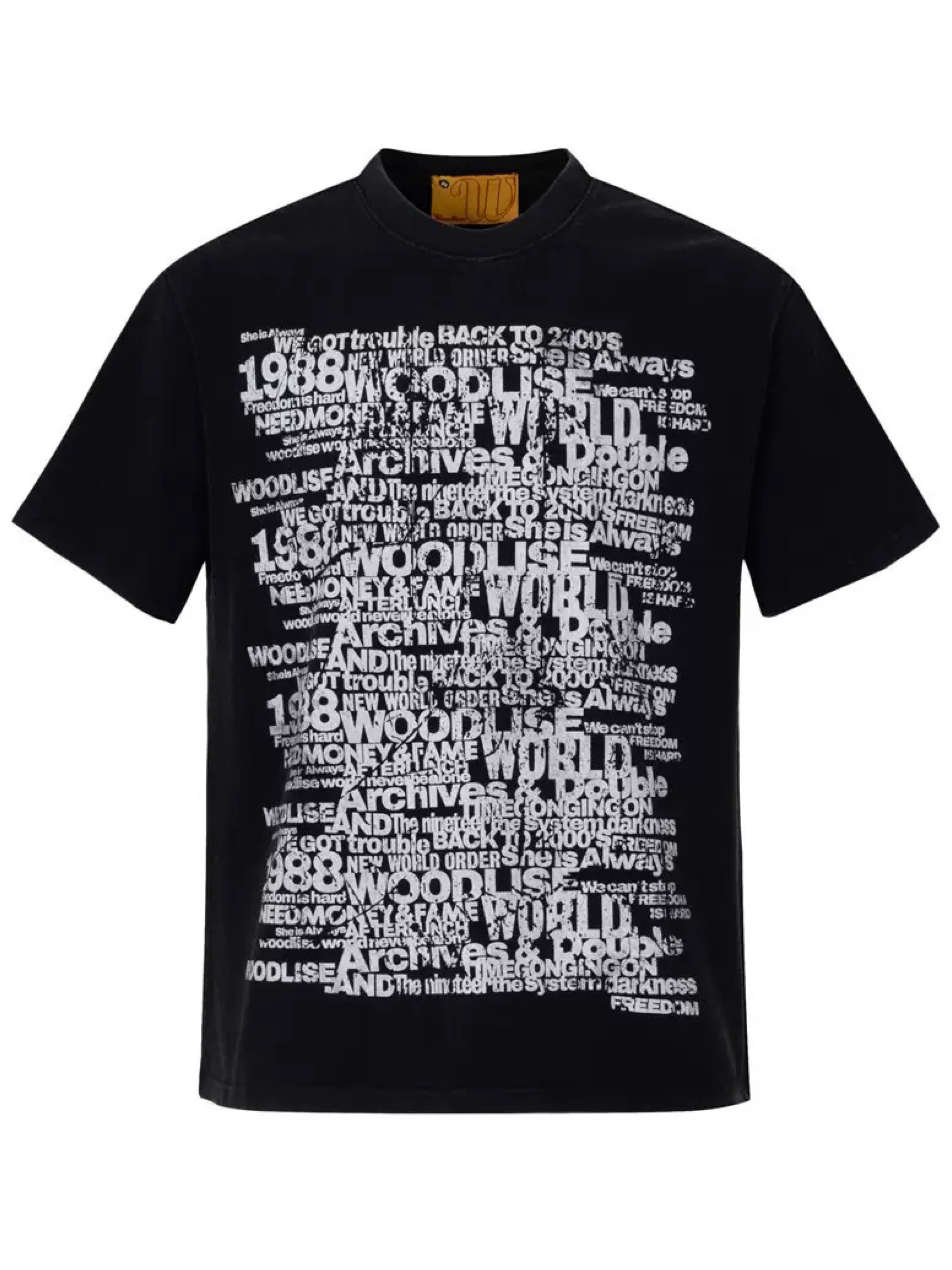 WL TEXT COLLAGE TEE