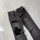 ZJ PATCHED GREY JEANS