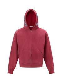 TTC BADGE PRINT ZIP HOODIE