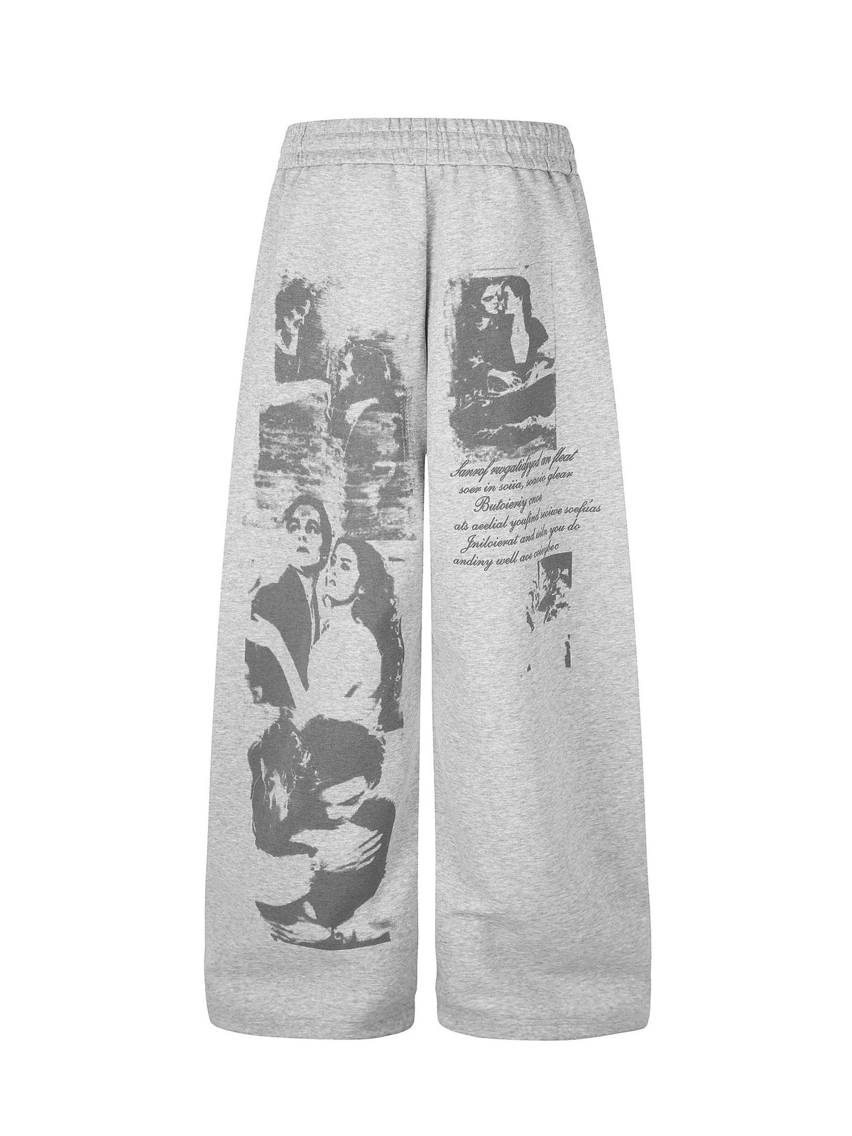 WORDART GREY JOGGERS