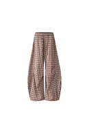 YD PLAID BAGGY PANTS