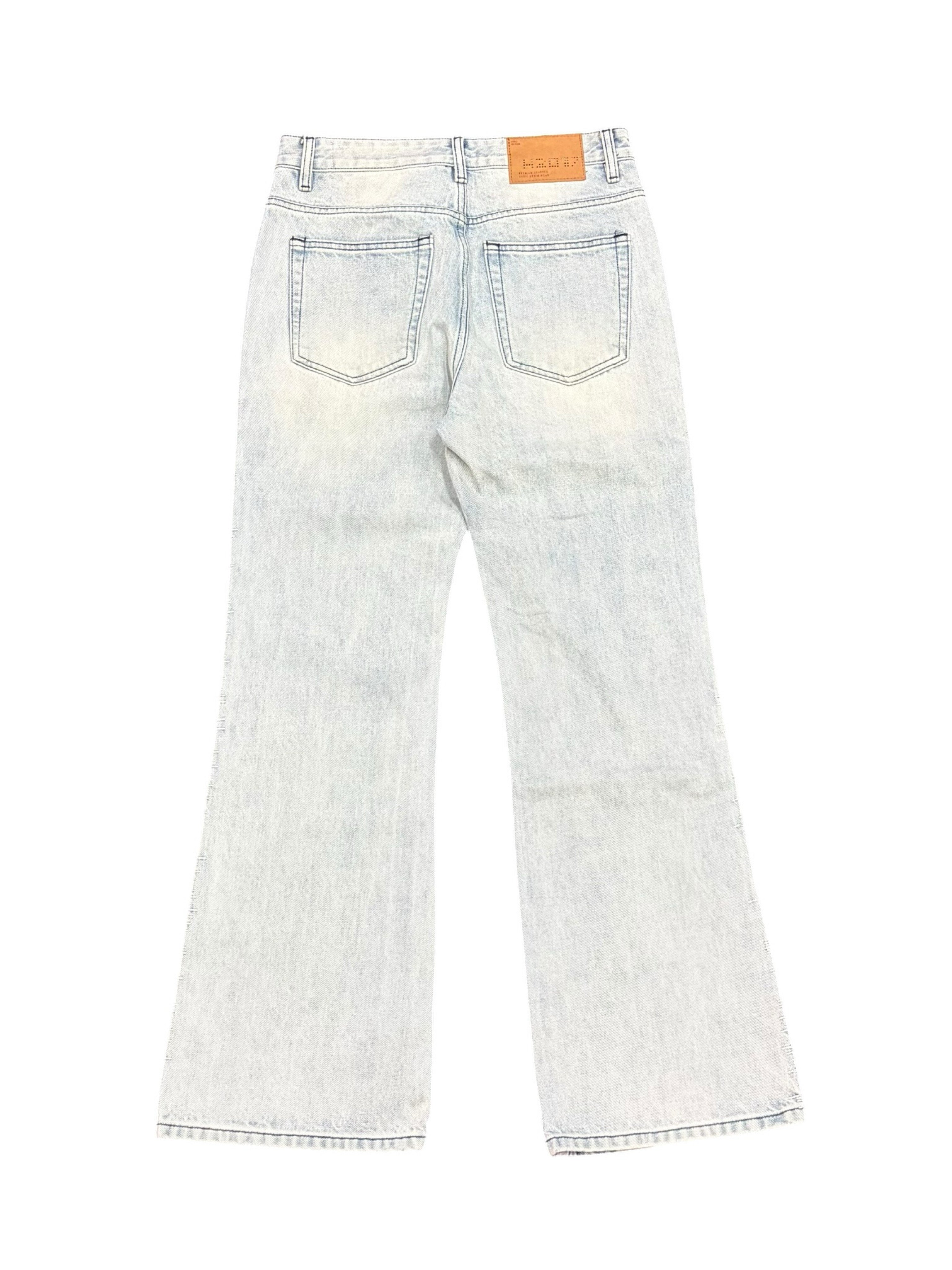 HB LIGHT BLUE SIDE STITCHES DENIM