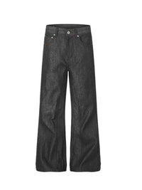 THREADED BLACK RAW DENIM