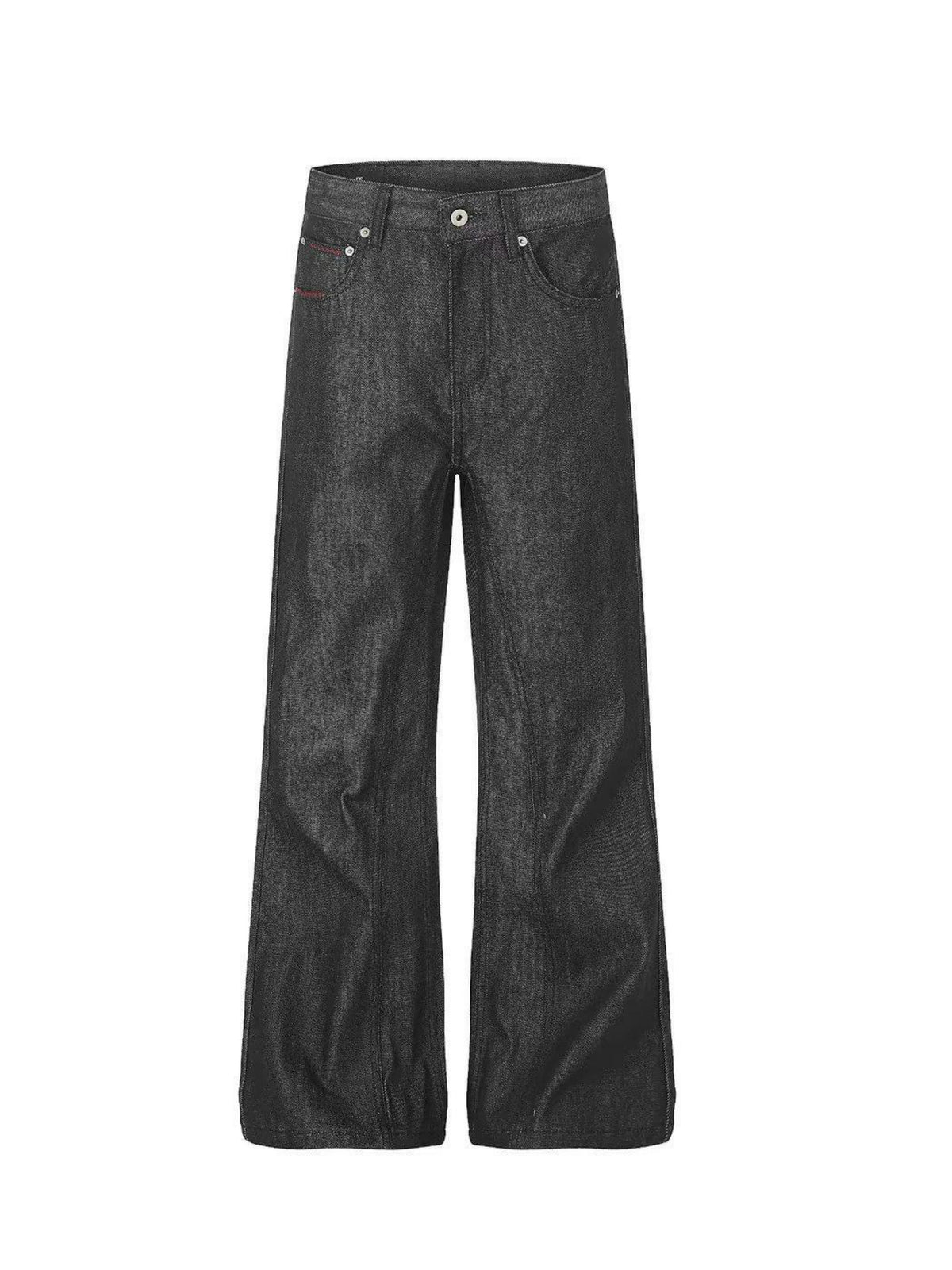 THREADED BLACK RAW DENIM
