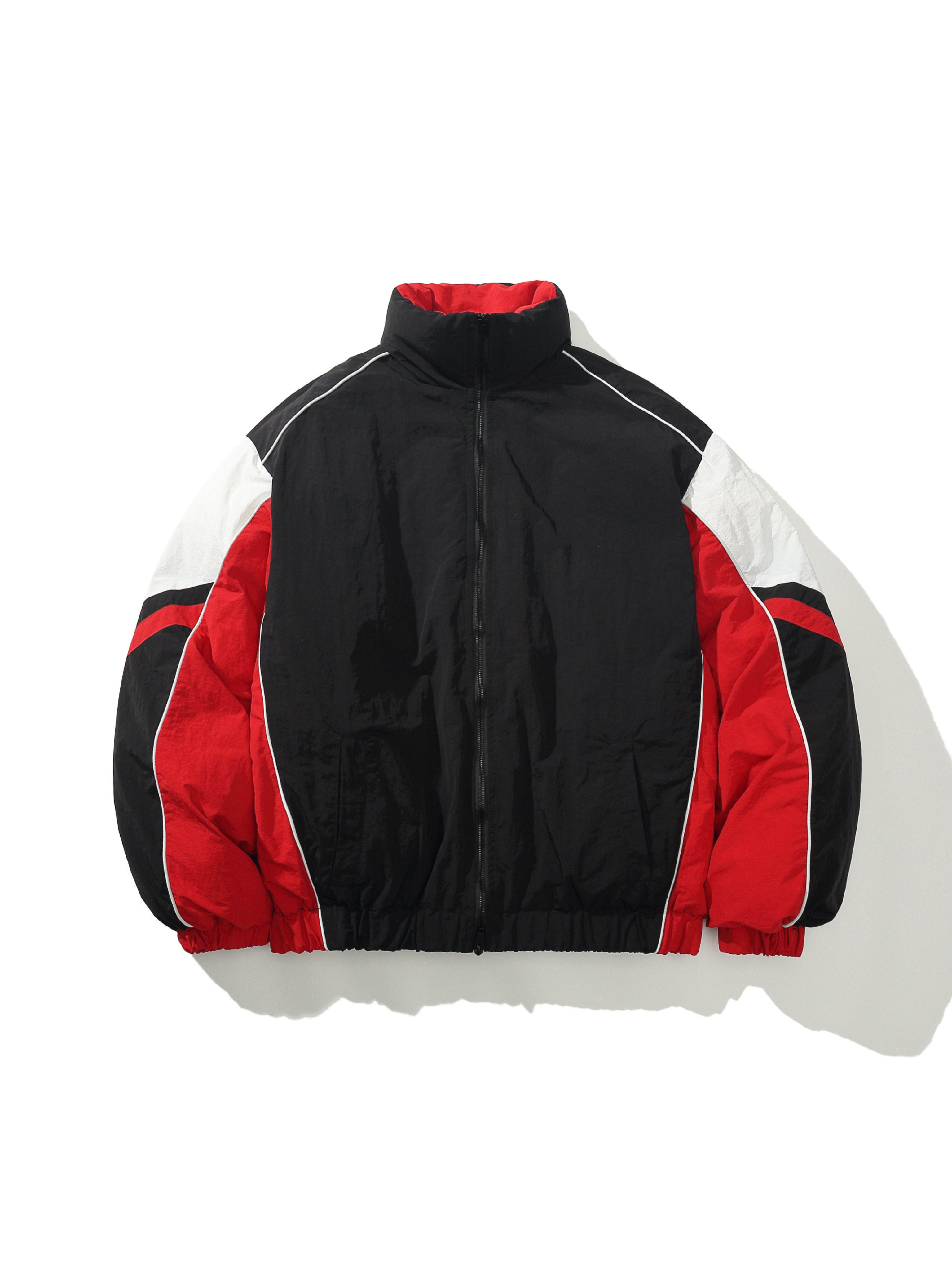 OMICRON BLACKRED PUFFER JACKET