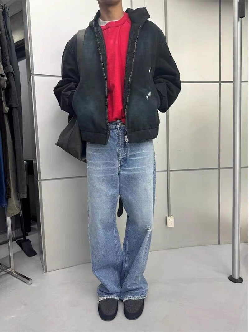 TJ DISTRESSED EDGE BLUE JEANS