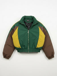 OMICRON GREEN PUFFER JACKET