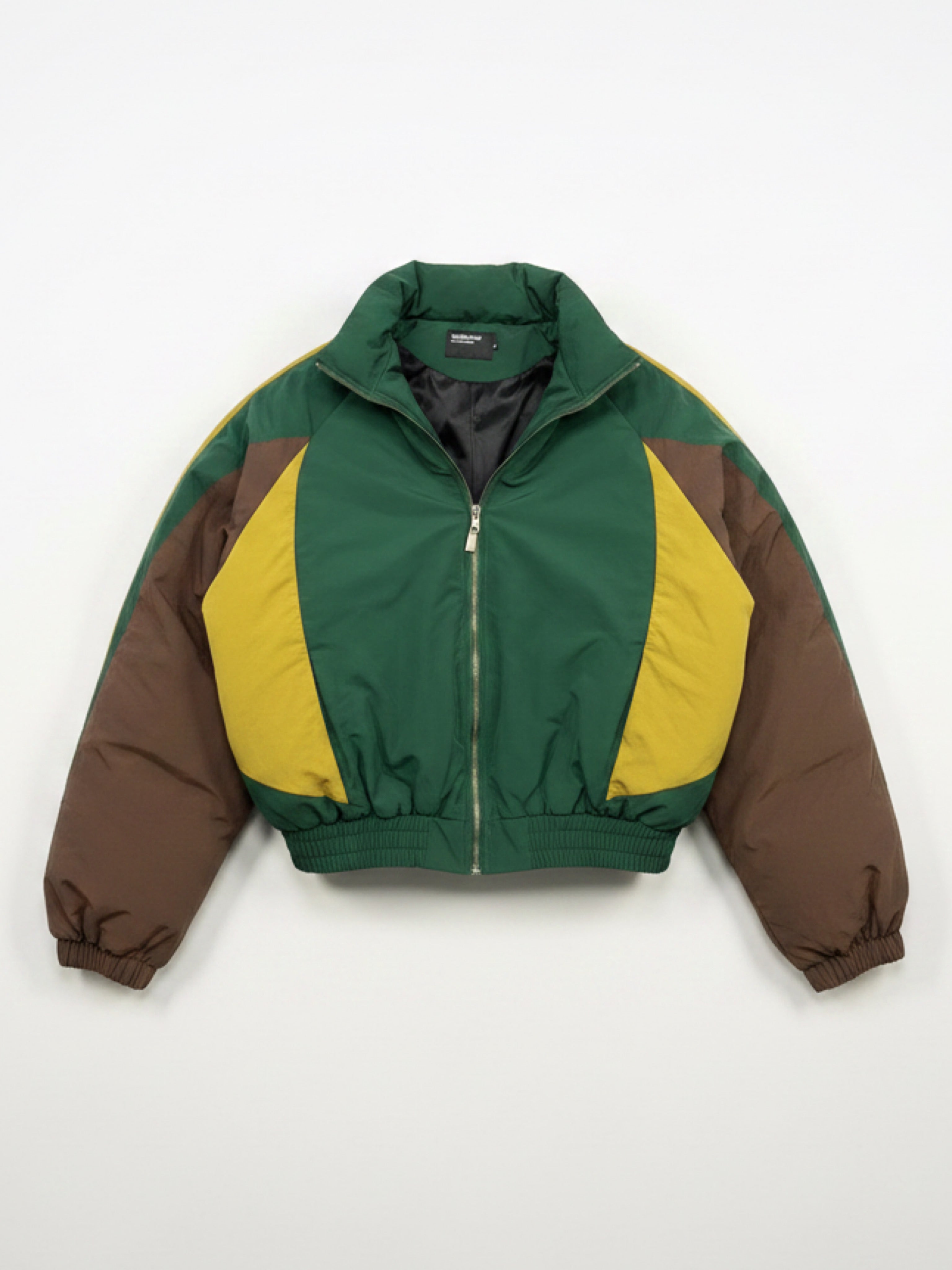 OMICRON GREEN PUFFER JACKET